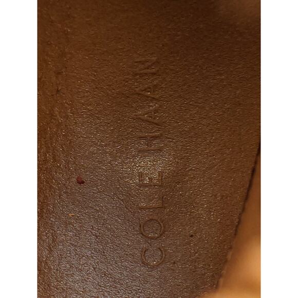 Cole Haan Wingtip Oxford Chukka Burnished Brown Leather Boots Mens Size 10 M - Picture 13 of 14